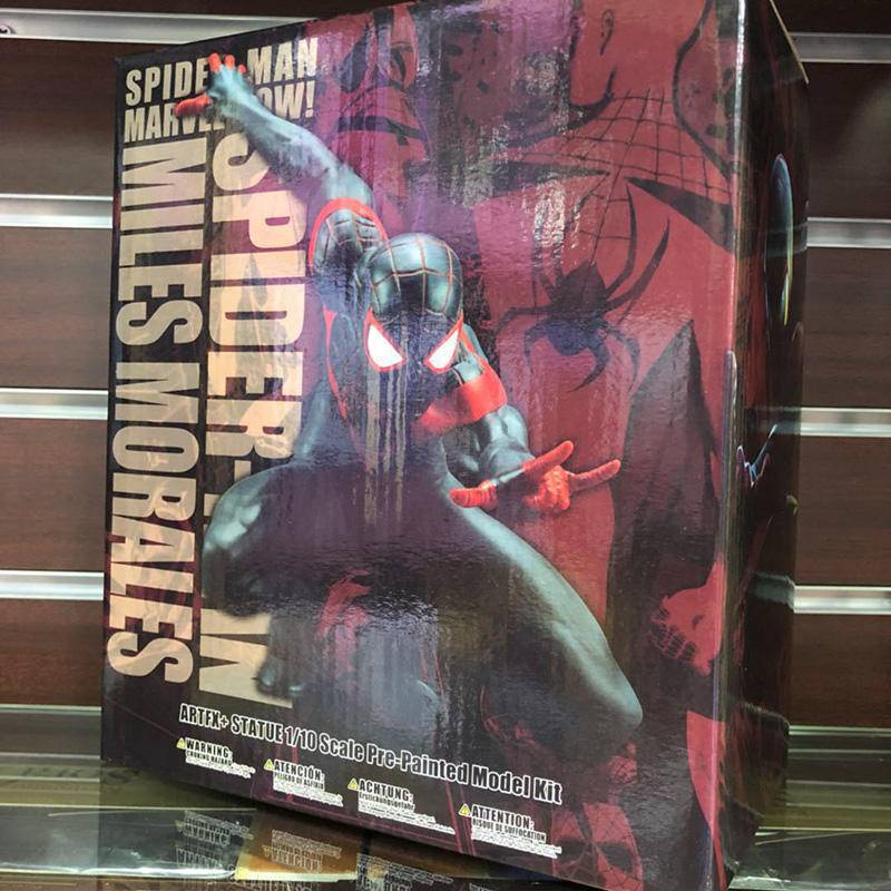 Mô Hình Nhân Vật Người Nhện Marvel Sv Spiderman Miles Morales Statu Sentinel