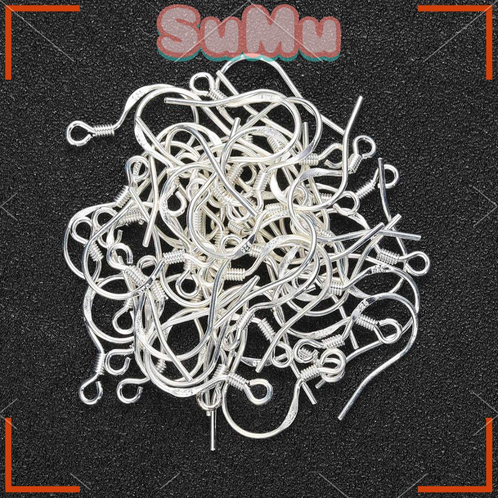 SUMU Móc Bạc Làm Trang Sức Bông Tai DIY Cho Nữ