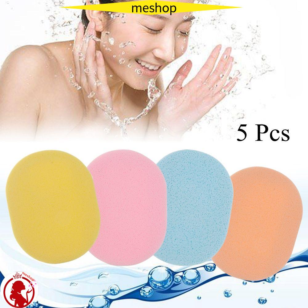 ME Set 5 Mút Rửa Mặt Mềm Mại Tẩy Tế Bào Chết Dịu Nhẹ