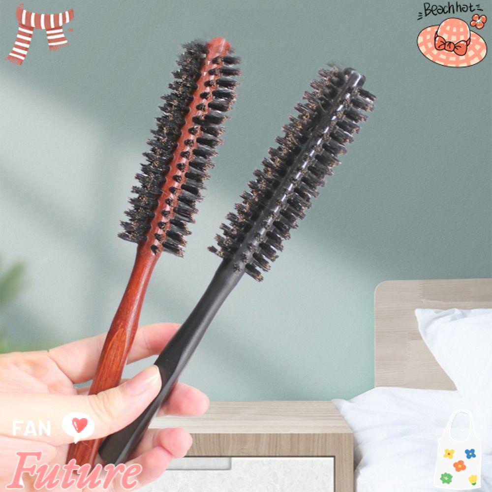 FUTURE Lược Tròn Chải Tóc Uốn Gợn Sóng Chống Rối Tiện Dụng