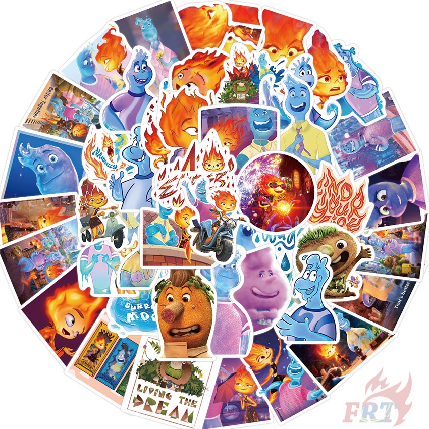 ❉ Miếng Dán Trang Trí Dòng 01 Độc Đáo Sáng Tạo ❉ Bộ 50 Sticker Chống Thấm Nước Họa Tiết Doodle Hợp Thời Trang