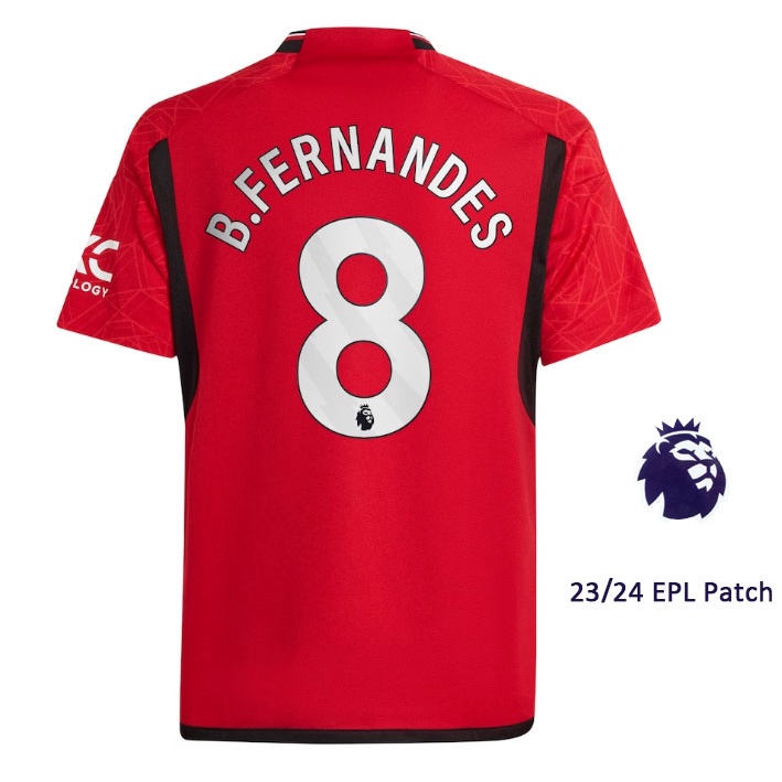 Áo Thun Bóng Đá Đội Tuyển Manchester CASEMIRO B.Fernnandes ANTONY 2023 / 24