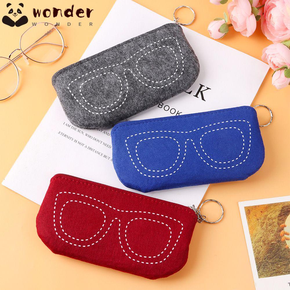 WONDER Hộp Đựng Mắt Kính Có Khóa Kéo Unisex