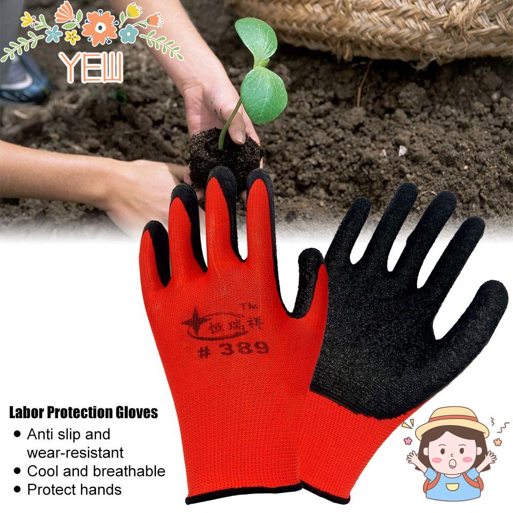 Set 5 Đôi Găng Tay Bảo Vệ Chống Mài Mòn An Toàn Khi Làm Vườn