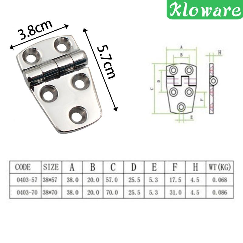 Bản Lề Cửa 5 Lỗ Tráng Gương Chắc Bền