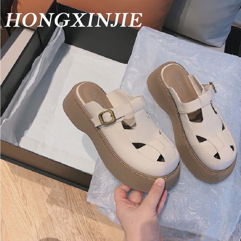 HONGXINJIE dép nữ dép sandal nữ d 2023 HOTSALE Sản phẩm mới vào mùa hè thời trang 070301