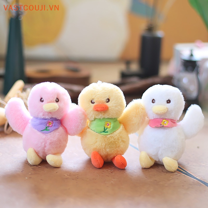 1 Móc Khóa Vịt Nhồi Bông VASTJI Dễ Thương