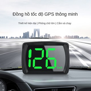 Bộ hiển thị tốc độ trên kính chắn gió ô tô hud y03km ổ cắm usb định vị gps trên ô tô