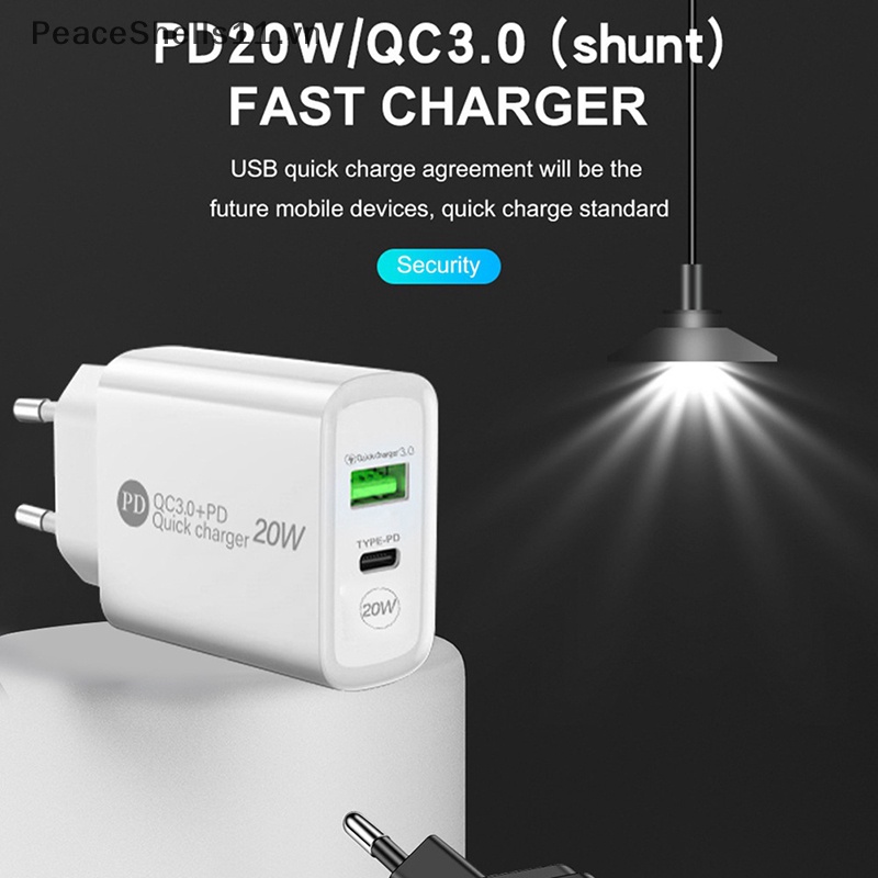 Củ Sạc Nhanh PD 20W USB 3.0 Cho Điện Thoại
