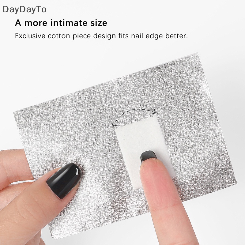 Hộp 100 Miếng Giấy Bạc Tẩy Sơn Móng Tay