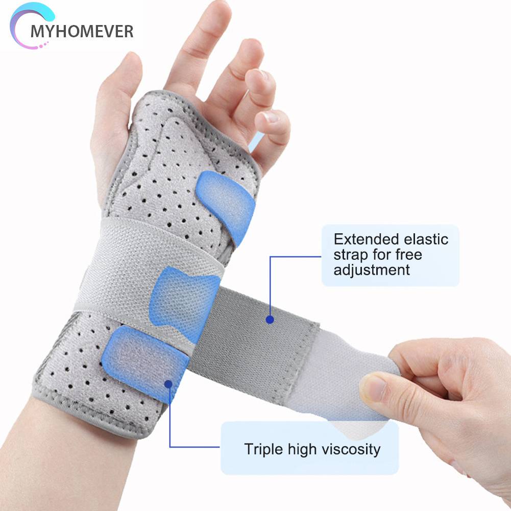 1 Đai Quấn Bảo Vệ Cổ Tay Bằng Nilon Và Nhôm Điều Chỉnh Được Tiện Dụng