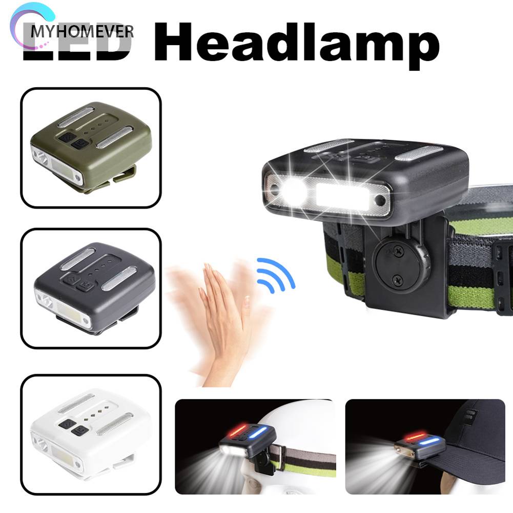 Đèn Pin Đeo Trán 400LM 1200mAh IPX4 Chống Thấm Nước