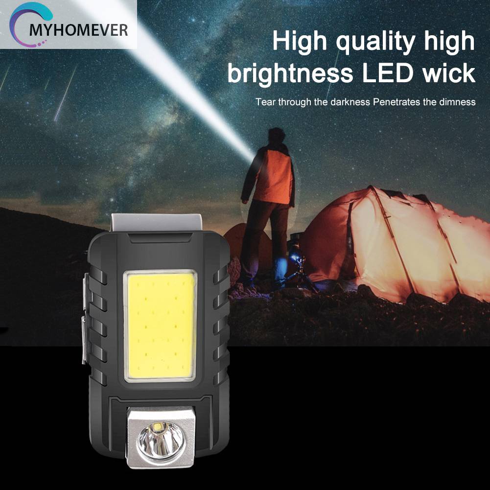 Đèn Led Kẹp Mũ COB 500mAh 500LM Sạc Được Loại C