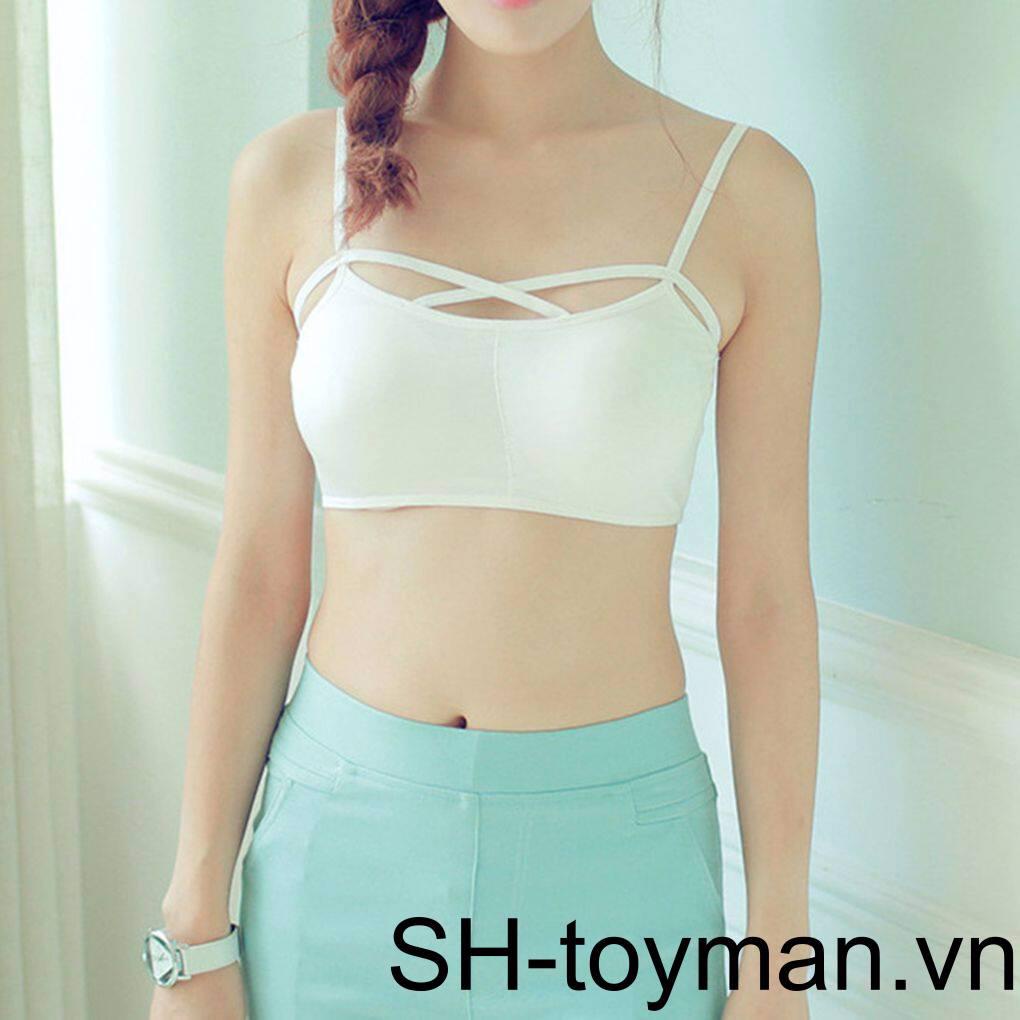 Áo Bra Dây Chéo Có Mút Đệm Quyến Rũ Dành Cho Nữ