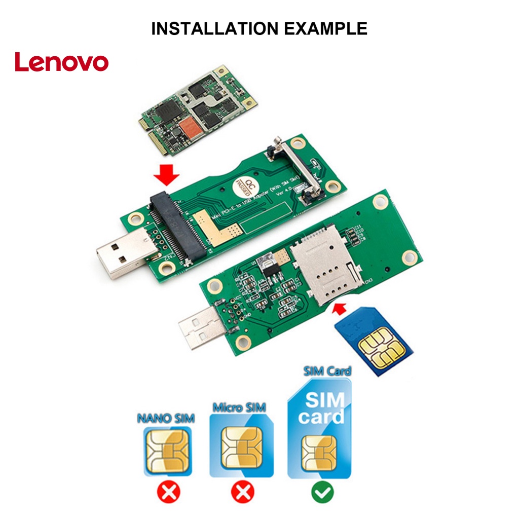 Thẻ Chuyển Đổi PCI-E Sang USB2.0 Tốc Độ Cao Chuyên Dụng Cho Laptop
