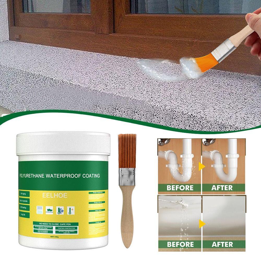 Keo Phủ Chống Thấm Nước Kèm Cọ Sửa Chữa Mạnh Mẽ Cho Gia Đình