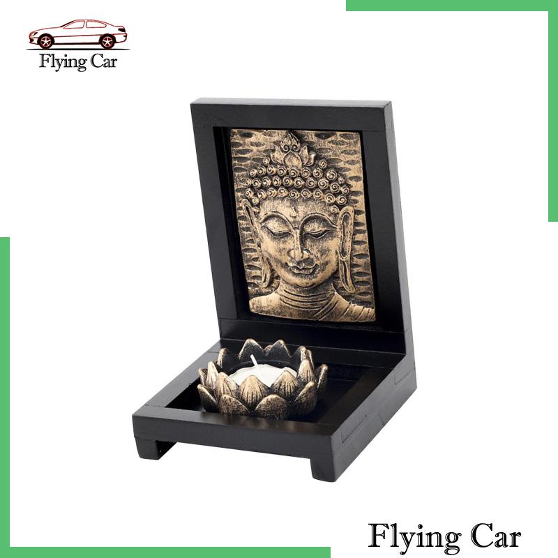 Chân Nến Hình Tượng Phật Bằng Nhựa Resin Trang Trí Nhà Cửa