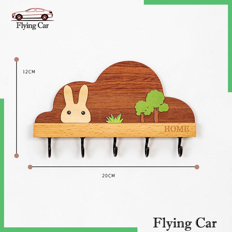 Móc Treo Chìa Khóa Gắn Tường Thiết Kế Dễ Thương Trang Trí Nhà Cửa