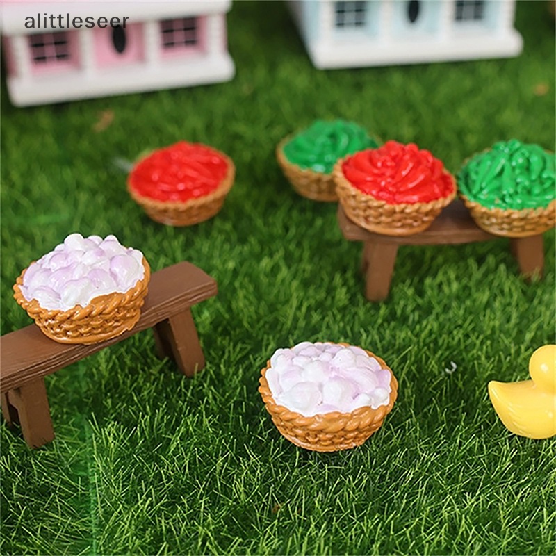 Giỏ Đựng Tỏi Ớt Trang Trí Nhà Búp Bê Tỉ Lệ 1: 12