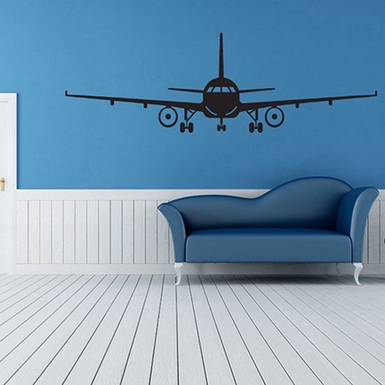 Miếng Dán Tường Trang Trí Hình Máy Bay 3D Nhiều Kích Cỡ Khác Nhau DIY