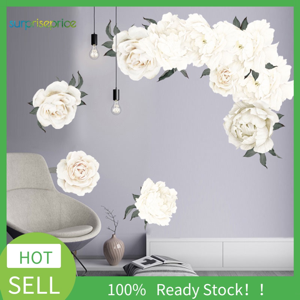 Giấy Dán Tường Hình Hoa Mẫu Đơn 3D Trang Trí Phông Nền TV Phòng Ngủ