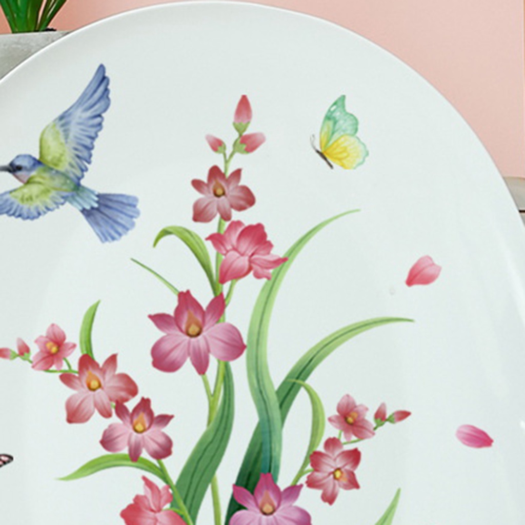 Miếng Dán Tường Trang Trí Tự Dính Chống Thấm Nước Không Để Lại Dấu Vết Họa Tiết Lá Cây