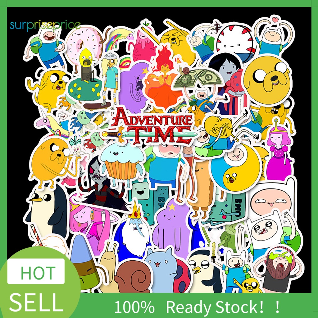 Set 50 Miếng Dán PVC Họa Tiết Hoạt Hình Thời Gian Có Thể Tháo Rời Cho Trẻ Em