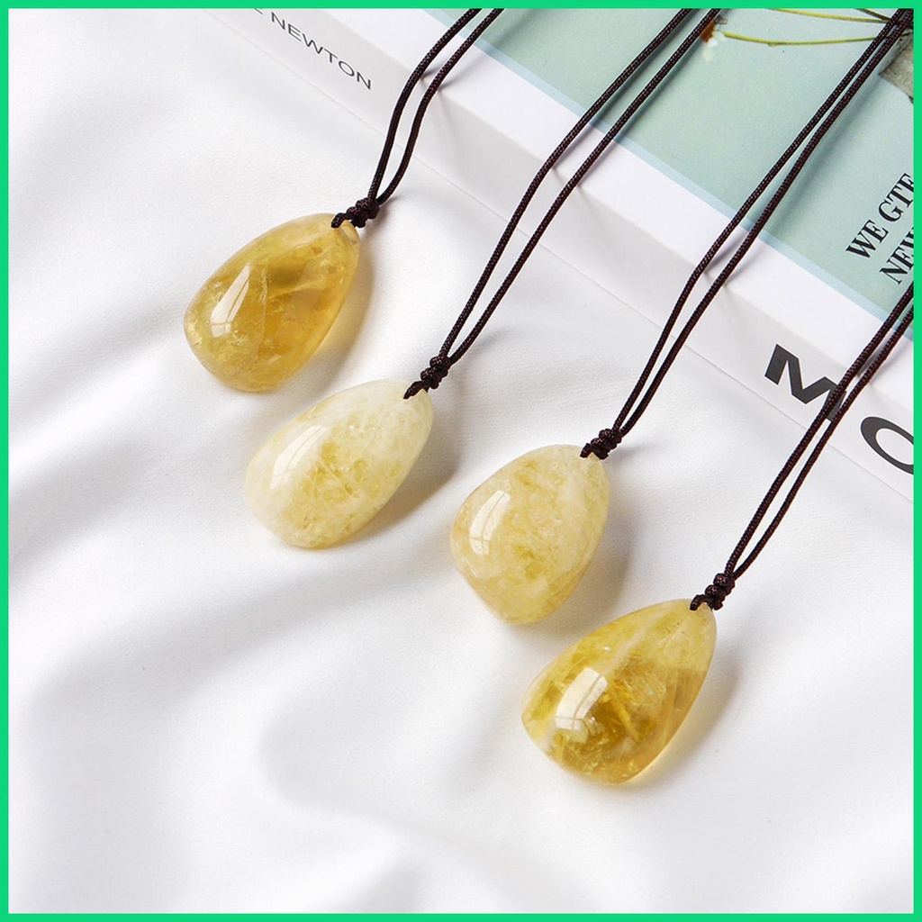 Vòng cổ Mặt Đá Pha Lê Vàng Thời Trang Dành Cho Nữ