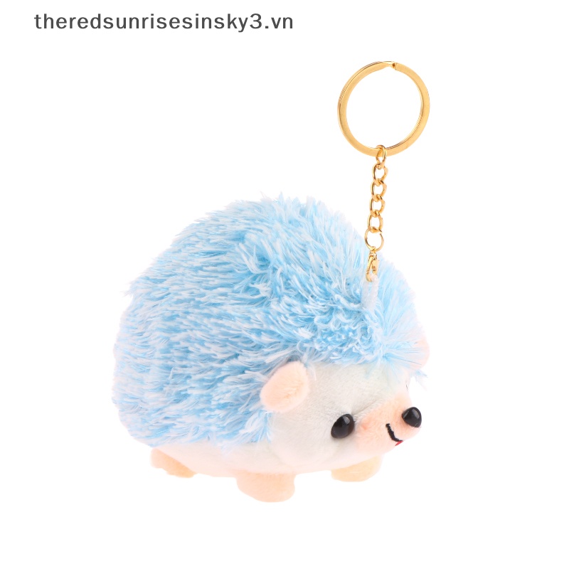 Móc Khóa Hình Nhím Nhồi Bông Nhiều Màu Sắc 12CM Mềm Mại Dành Cho Ba Lô / Túi Xách / Xe Hơi