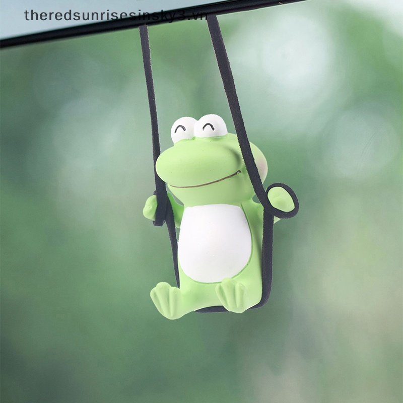 # # Mặt Dây Chuyền Hình Chú Ếch Đu Quay Gypsum Dễ Thương Trang Trí Nội Thất Xe Hơi Tự Động Phía Sau.