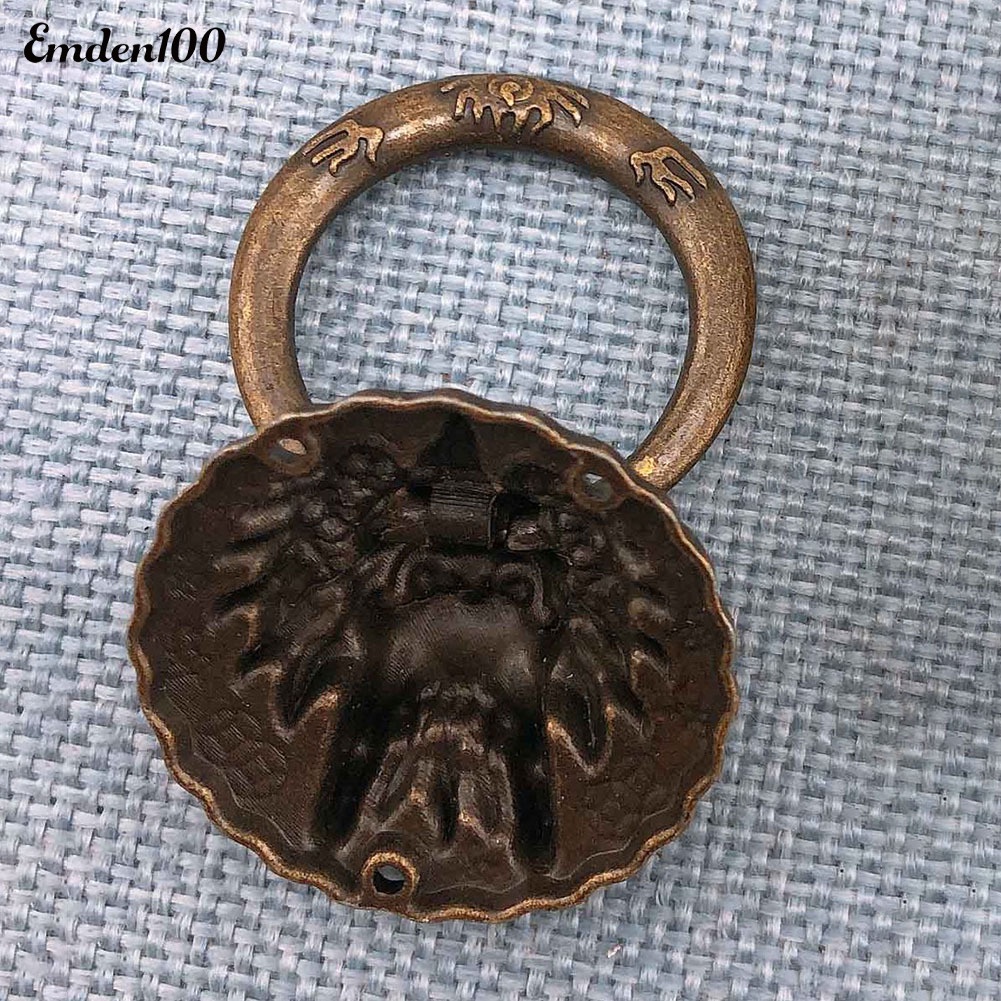 Set 2 Tay Nắm Ngăn Kéo Tủ Hình Rồng Phong Cách Vintage