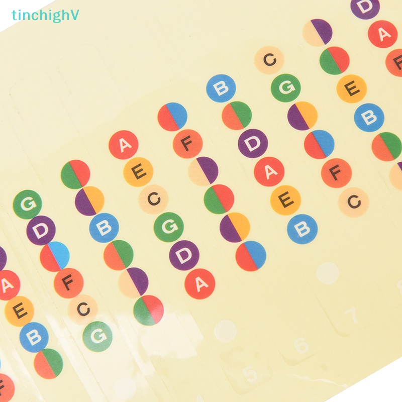 Sticker Ghi Chú 6 Dây Chuyên Dụng Cho Đàn Guitar