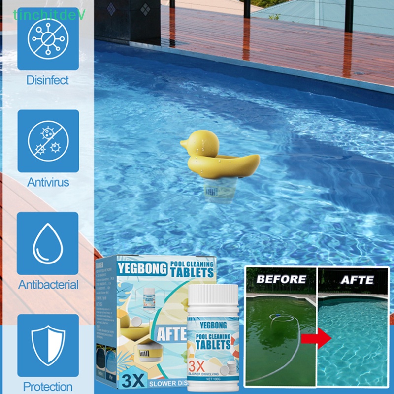 Túi 100g Viên Sủi Vệ Sinh Bể bơi Tiện Dụng