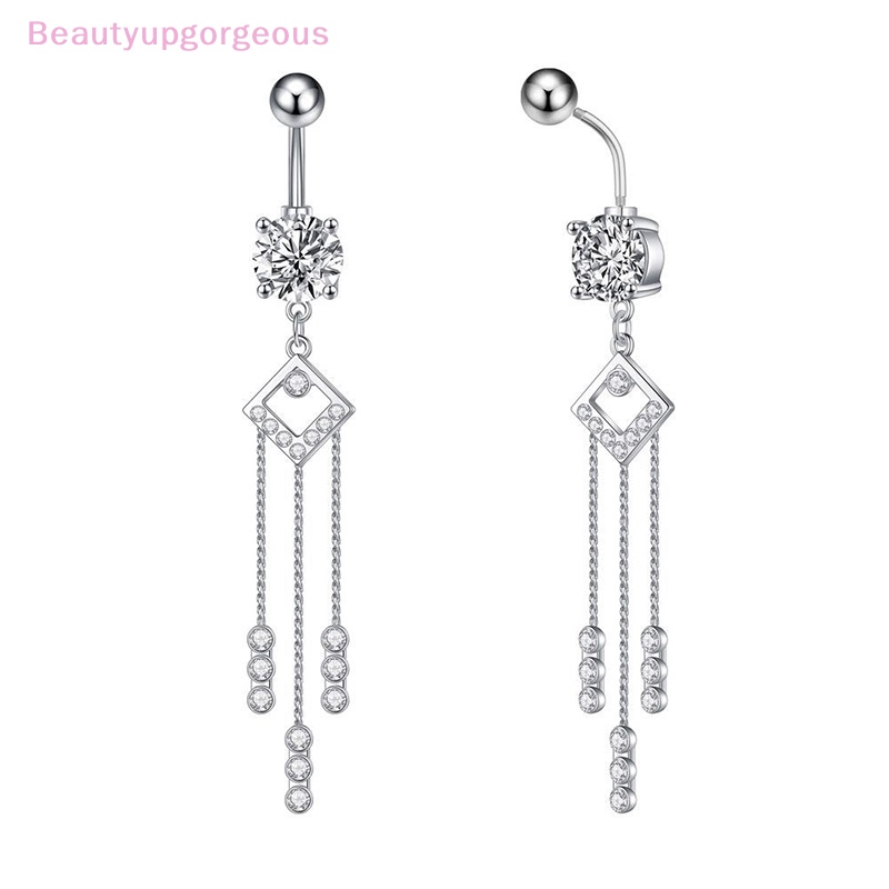 1 Khuyên Rốn Đính Đá Zircon Hình Đôi Cánh