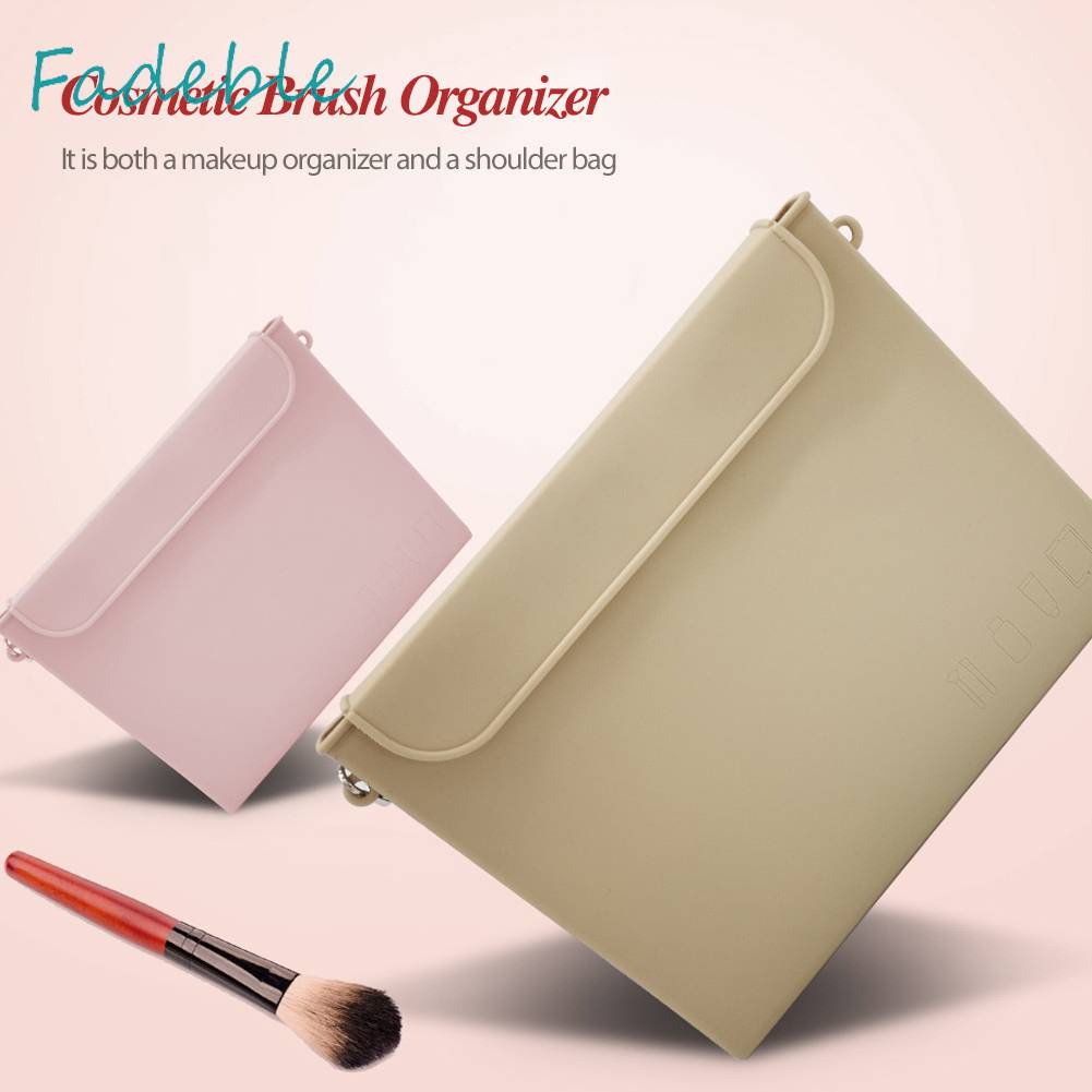 Túi Đựng Mỹ Phẩm Bằng Silicone Gọn Nhẹ Cho Nữ