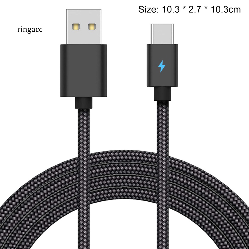 Dây Cáp Sạc RGA Chống Mài Mòn Kèm Đèn Báo Tiện Dụng Dành Cho PS4 / 5