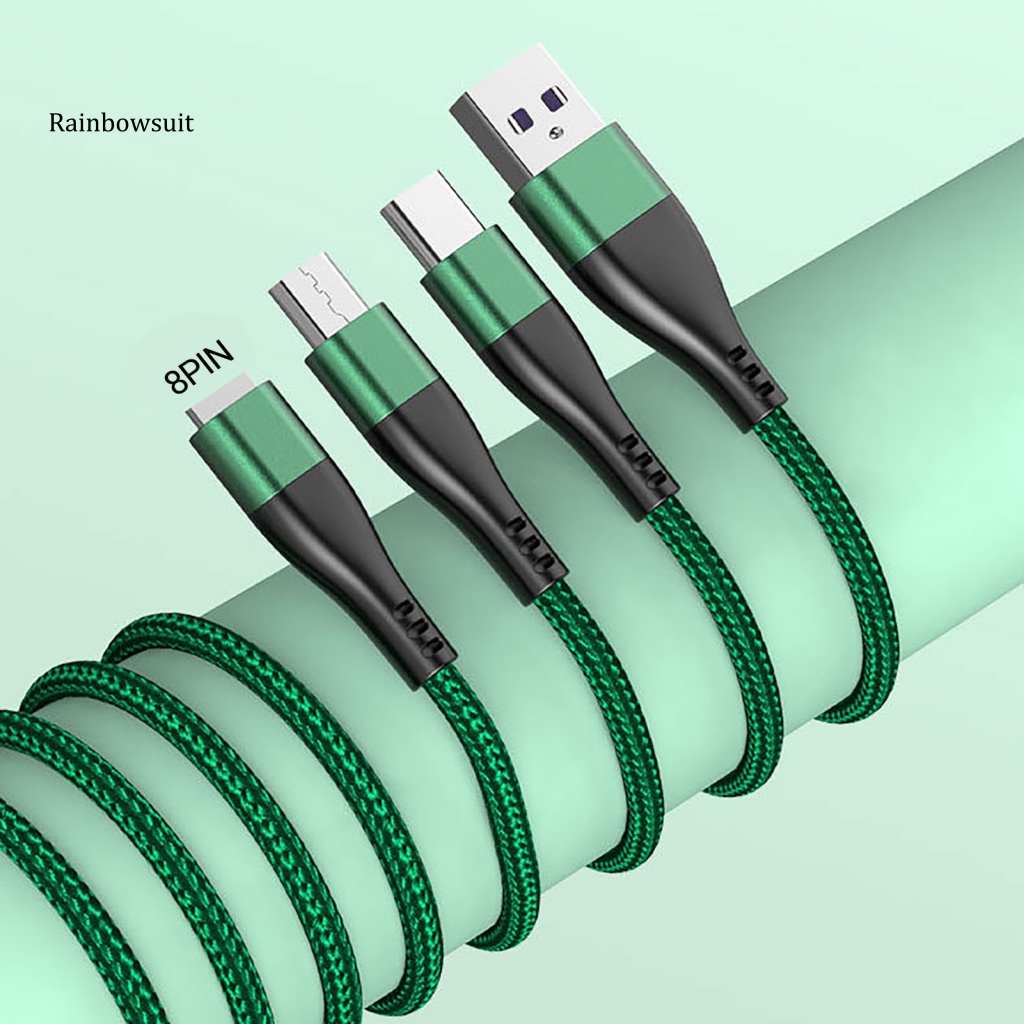 Dây Cáp Sạc Nhanh 8Pin Type-C Micro USB Đa Năng Cho Điện Thoại