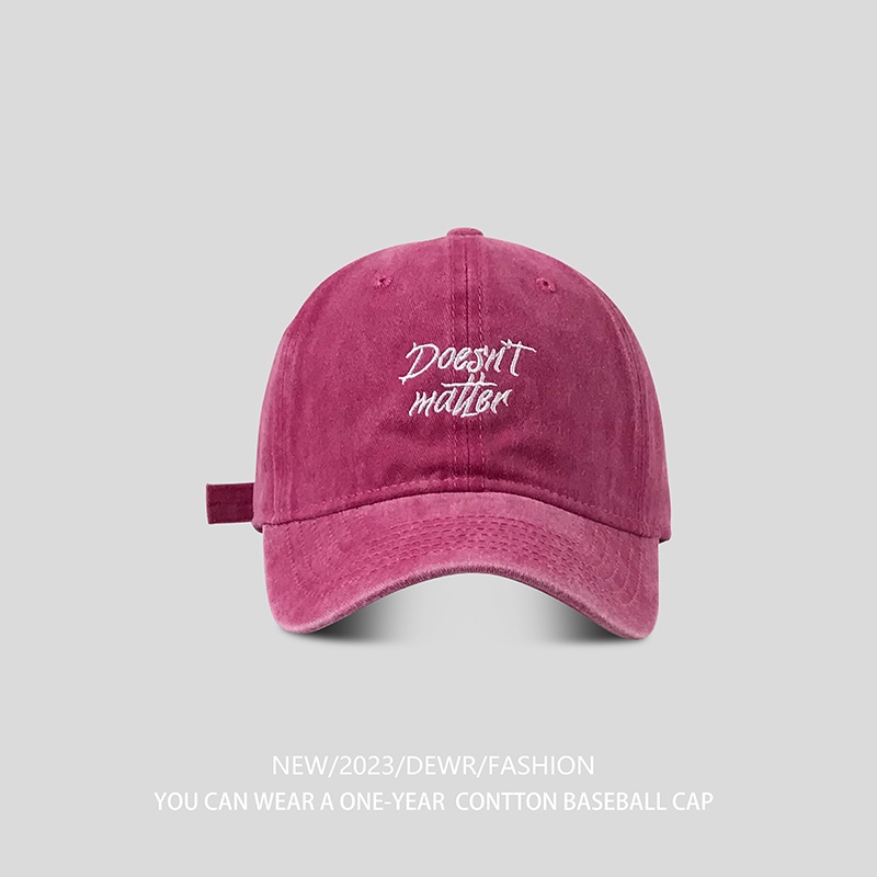 Mũ Lưỡi Trai Thêu Chữ Phong Cách Retro Thời Trang Cho Nam Nữ