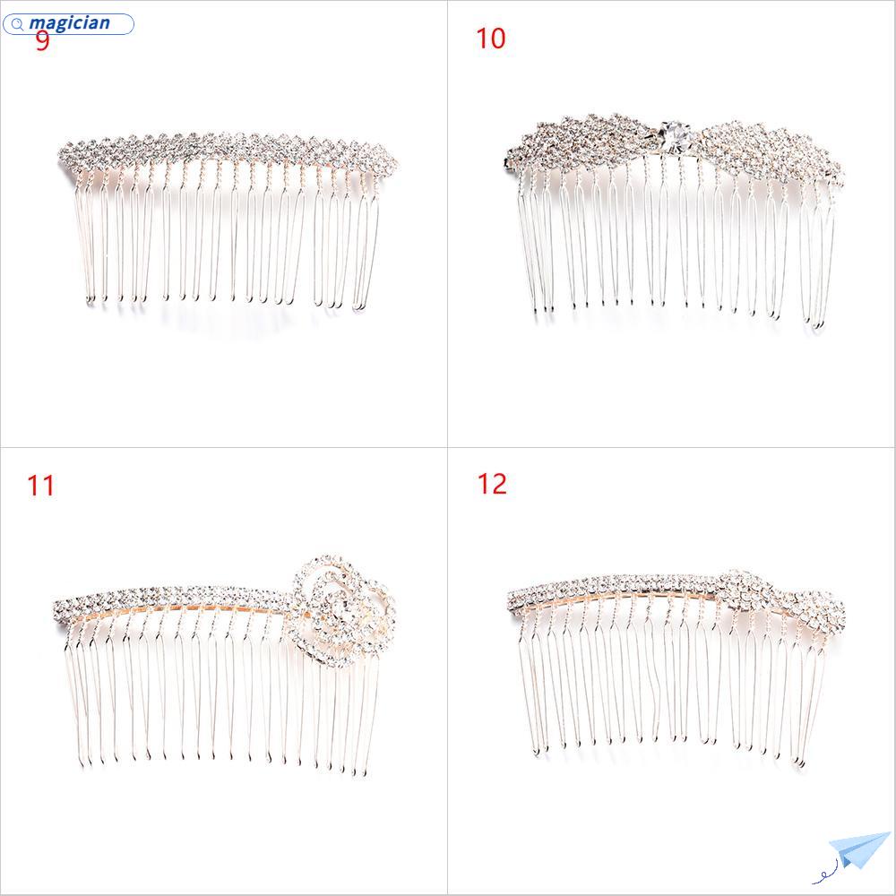 MAG Cài Tóc Cô Dâu Đính Đá Pha Lê