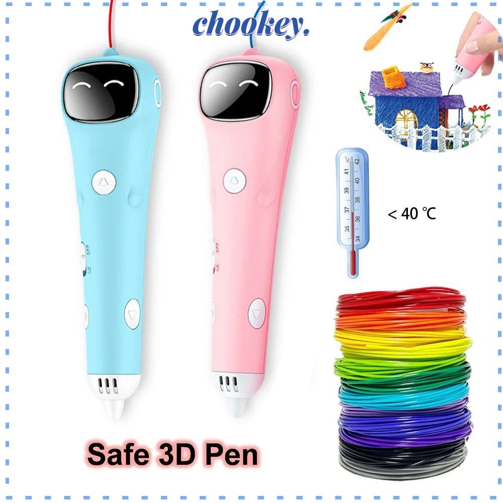 CHOOKEY Bút In 3D Sáng Tạo Chống Bỏng Cho Bé