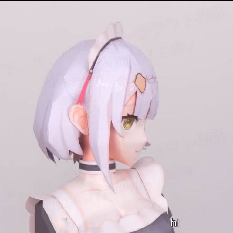 Mô hình giấy anime girl Anime Game  Noelle in Maid dress