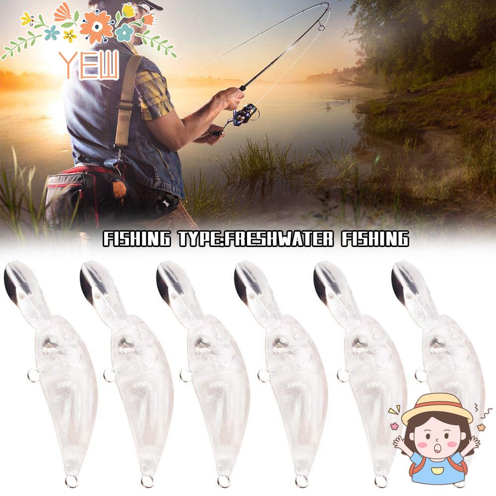 YEW Bộ 10 Mồi Giả Câu Cá Trong Suốt 5.9cm 3.0g
