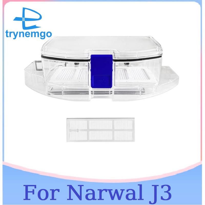 Hộp Đựng Rác + Màng Lọc Thay Thế Chuyên Dụng Cho Robot Hút Bụi Narwal J3