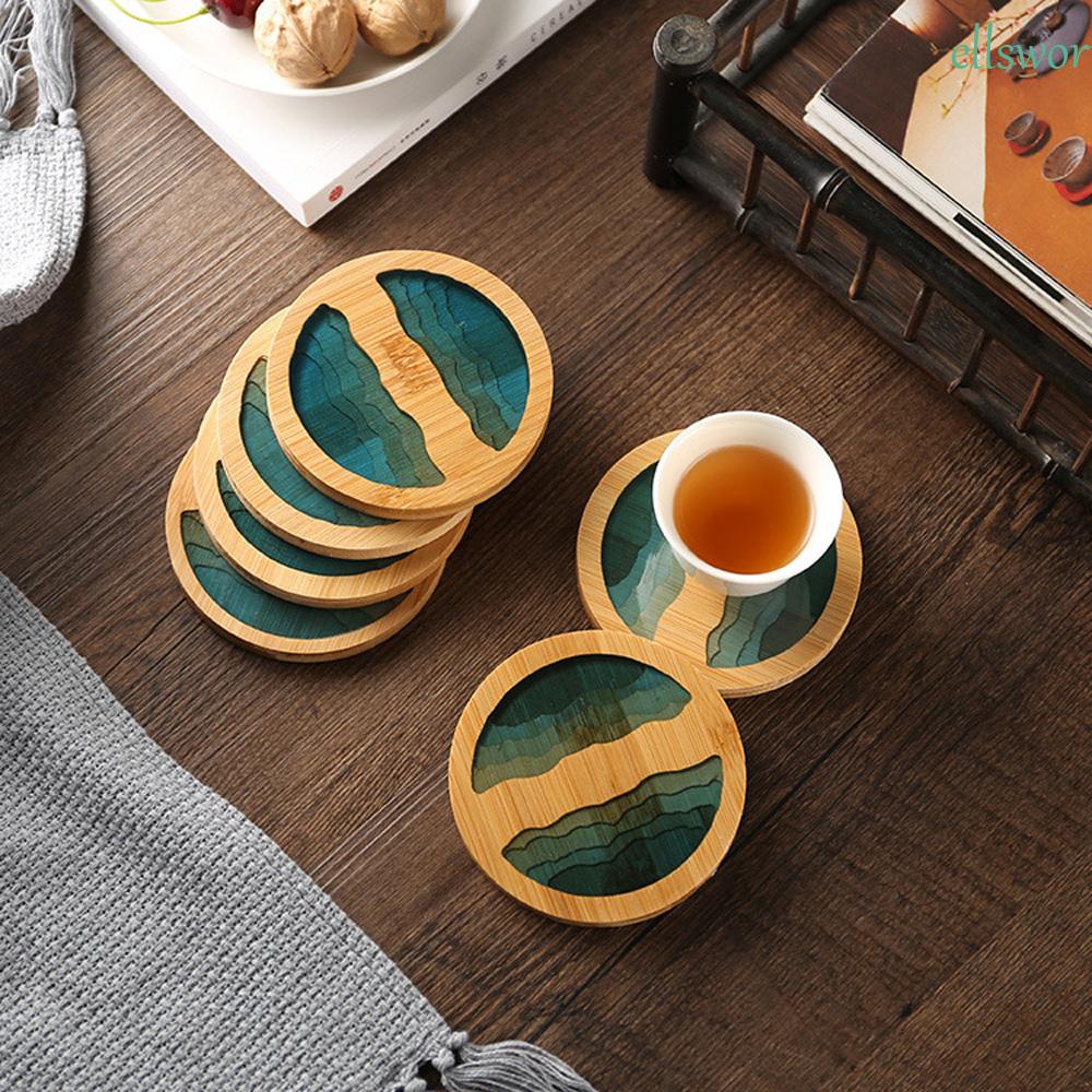 ELLSWORTH Tấm Lót Cốc Trà Cách Nhiệt Chống Thấm Nước Siêu Bền Dùng Trang Trí Nhà Cửa