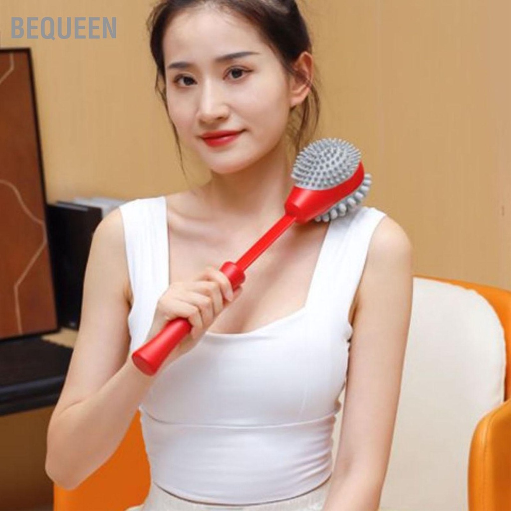 Bequeen Có hàng sẵn Búa Massage 2 Đầu Mềm Tay Cầm Linh Hoạt Có Thể Thu Vào Diện Tích Lớn Di Động Silicone Bằng Dính