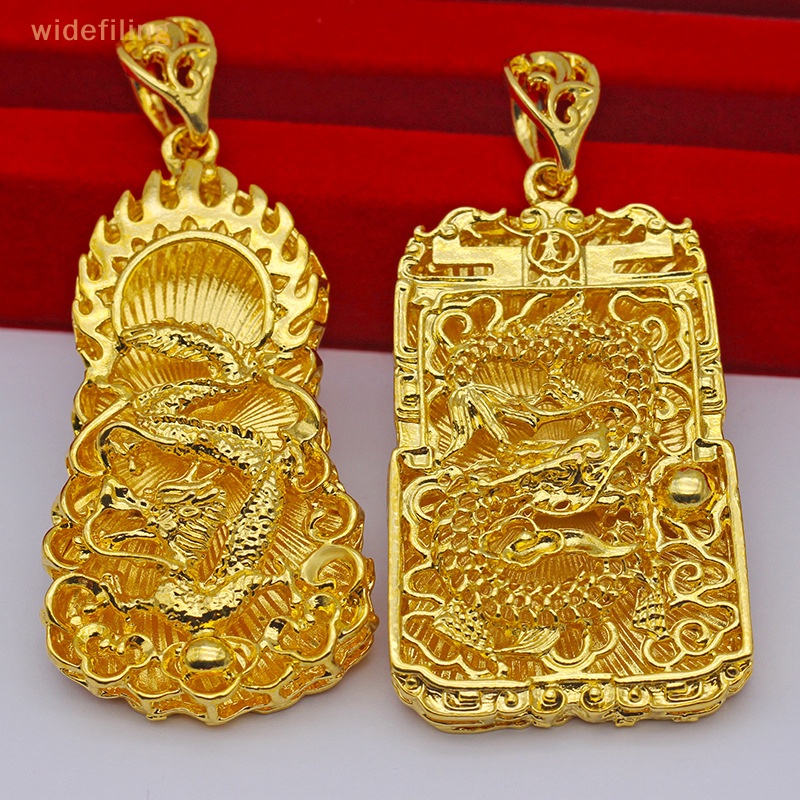Vòng cổ Mạ Vàng 18K Mặt Hình Rồng Cá Tính Cho Nam Và Nữ
