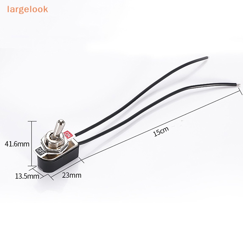 Công Tắc Gạt Điện Tiêu Chuẩn AC250V 3A On / Off Kèm Dây Cáp KNS-1 SPST