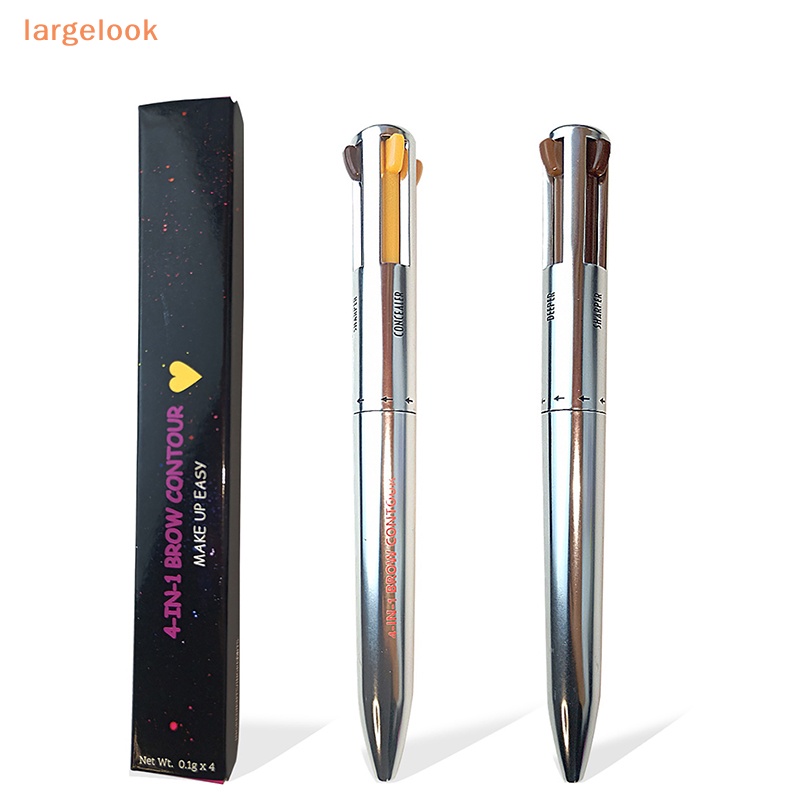 Bút Kẻ Lông Mày 4 Trong 1 Màu Sắc Tố Cao Dễ Sử Dụng