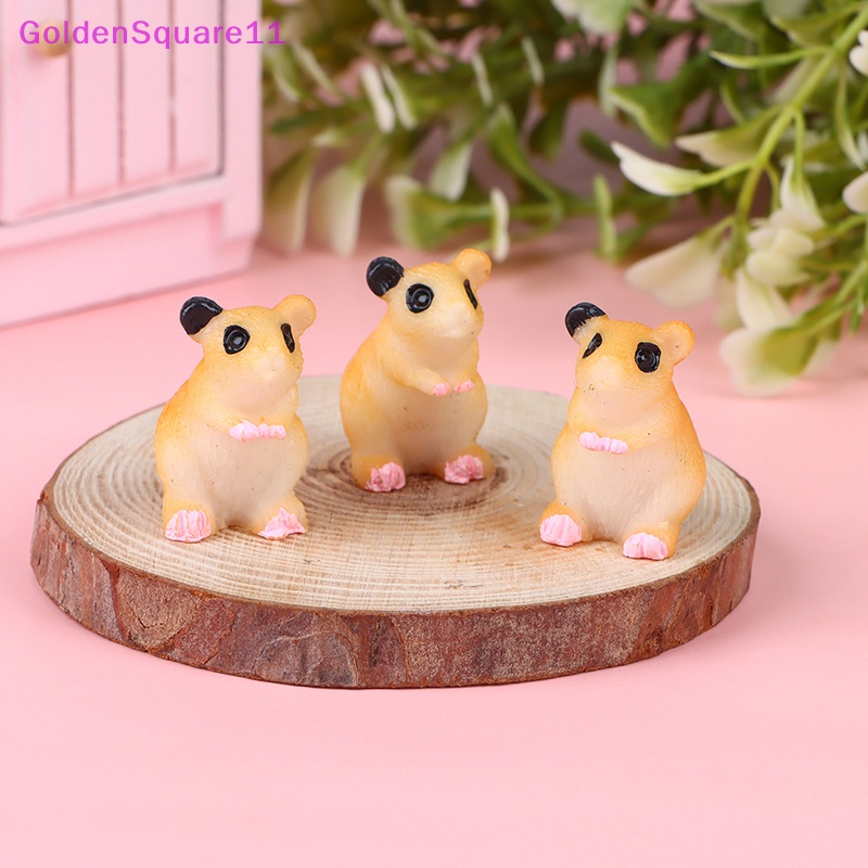 1 Mô Hình Chuột Hamster Mini Xinh Xắn Dùng Để Trang Trí
