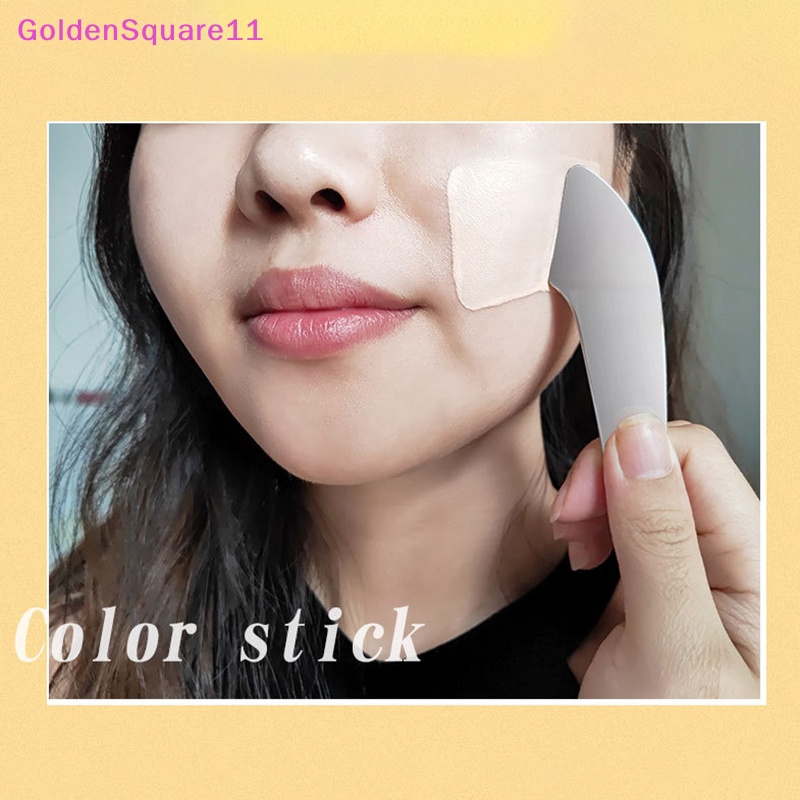 Muỗng Trộn Kem Nền / Nước Hoa Hồng Hai Đầu Bằng Thép Không Gỉ Kèm Hộp Đựng